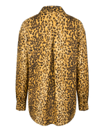 Vintage LizWear Leopard Print Blouse | 100% Rayon | Size Medium | 90s Animal Print Top