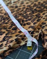 Vintage LizWear Leopard Print Blouse | 100% Rayon | Size Medium | 90s Animal Print Top