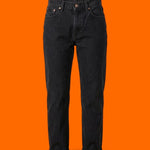 Vintage Levi's 550 Black Relaxed Fit Jeans | W31 L32 | Y2K Faded Charcoal Denim Grunge Streetwear