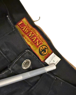 Vintage Lawman Black Western High-Rise Jeans | Scalloped Yoke | Size 9 | Cowgirl Y2K Aesthetic