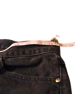 Lee Vintage Black Denim Jeans — 90s High Waist Tapered Leg Women's Mom Jeans