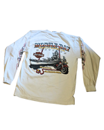 Vintage Harley-Davidson Mobile Bay Alabama Long-Sleeve Tee — 100% Cotton Made in USA Size M