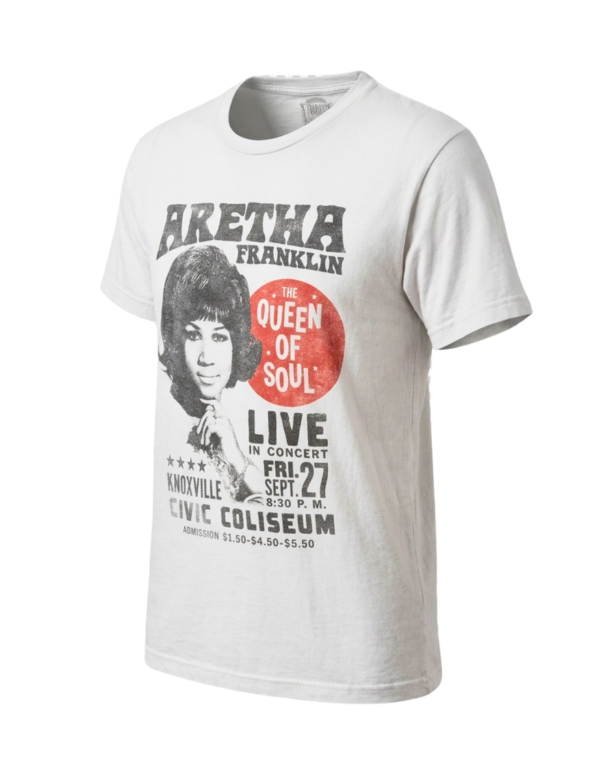 Aretha Franklin Queen of Soul Concert Tee — Official Licensed Estate Graphic Tee Size L