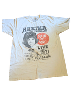 Aretha Franklin Queen of Soul Concert Tee — Official Licensed Estate Graphic Tee Size L