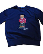 Polo Ralph Lauren Polo Bear Crewneck Sweatshirt — Navy Blue Size M Vintage Graphic