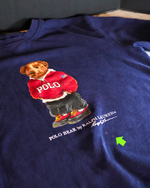 Polo Ralph Lauren Polo Bear Crewneck Sweatshirt — Navy Blue Size M Vintage Graphic