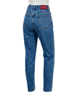 Vintage Ivy Wear High-Rise Mom Jeans | Made in USA | Indigo Denim | Size 7/8 | 90s Y2K