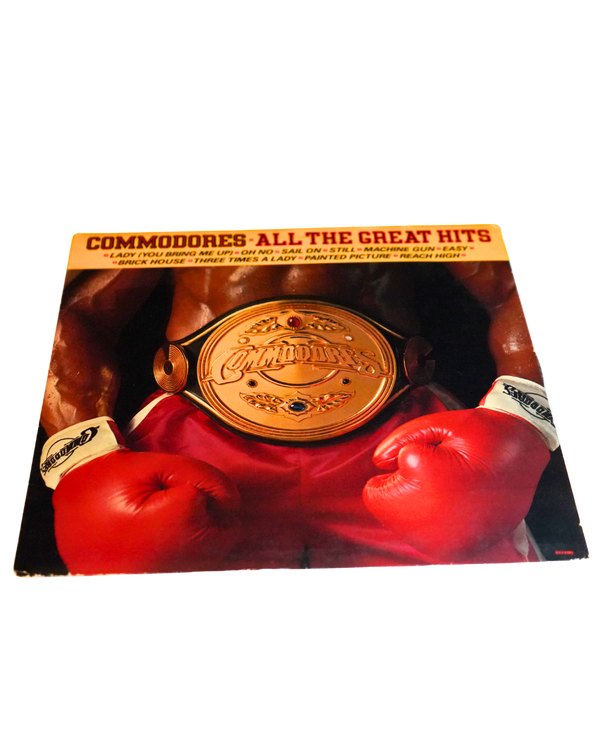 Commodores All The Great Hits vinyl LP front cover