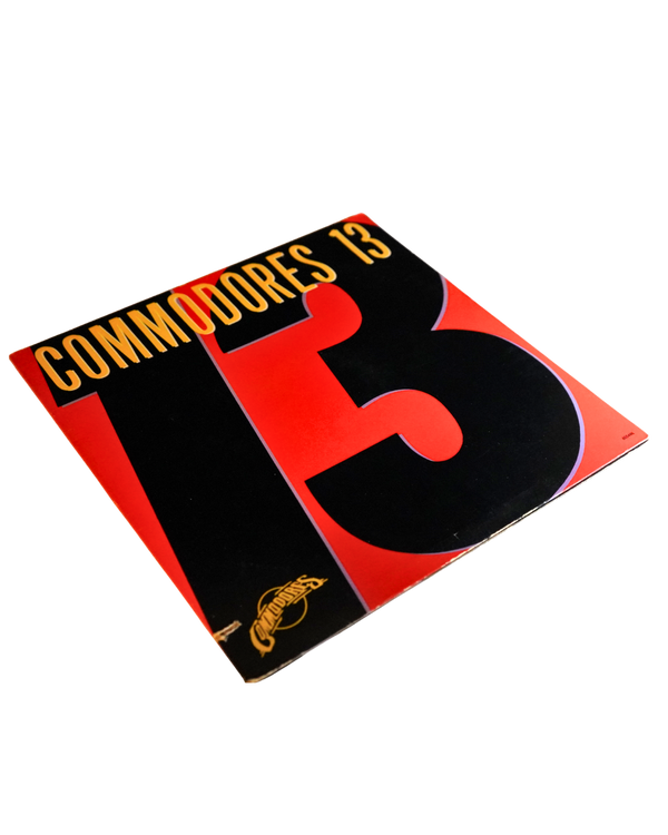 Commodores 13 vinyl LP front cover red and black