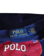 Polo Ralph Lauren Polo Bear Crewneck Sweatshirt — Navy Blue Size M Vintage Graphic