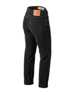 Vintage Levi's 550 Black Relaxed Fit Jeans | W31 L32 | Y2K Faded Charcoal Denim Grunge Streetwear