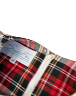 Vintage Santa Fe by Jim Tremblay Tartan Plaid Dress | Gold Heraldic Buttons | Made in USA | 80s 90s Size 4