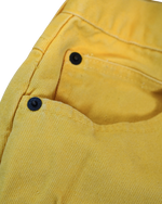 B.E.S.T Yellow Denim Button-Front Mini Skirt | Vintage Y2K Skirt | Size 5
